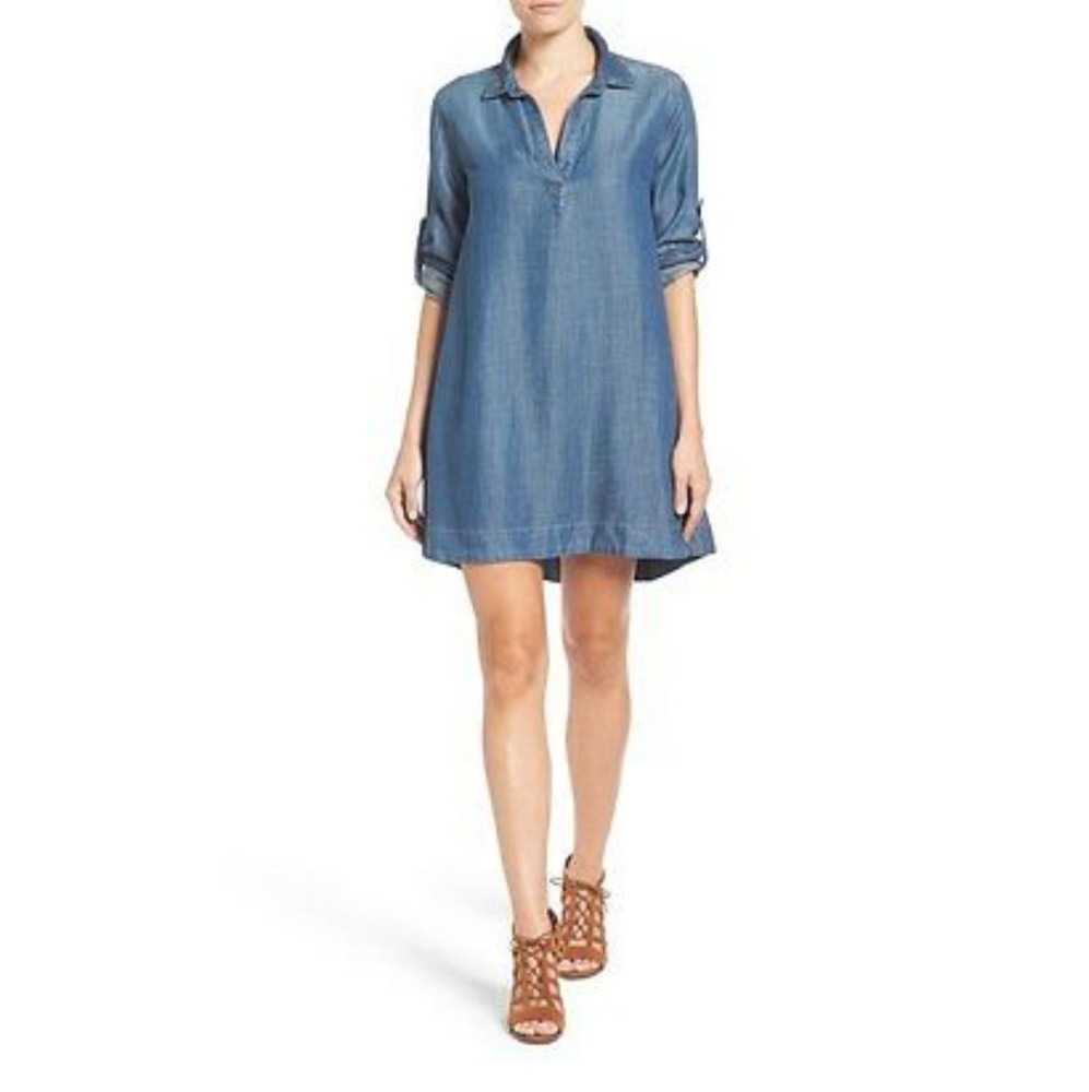 Anthropologie, Cloth and Stone, Denim Dress